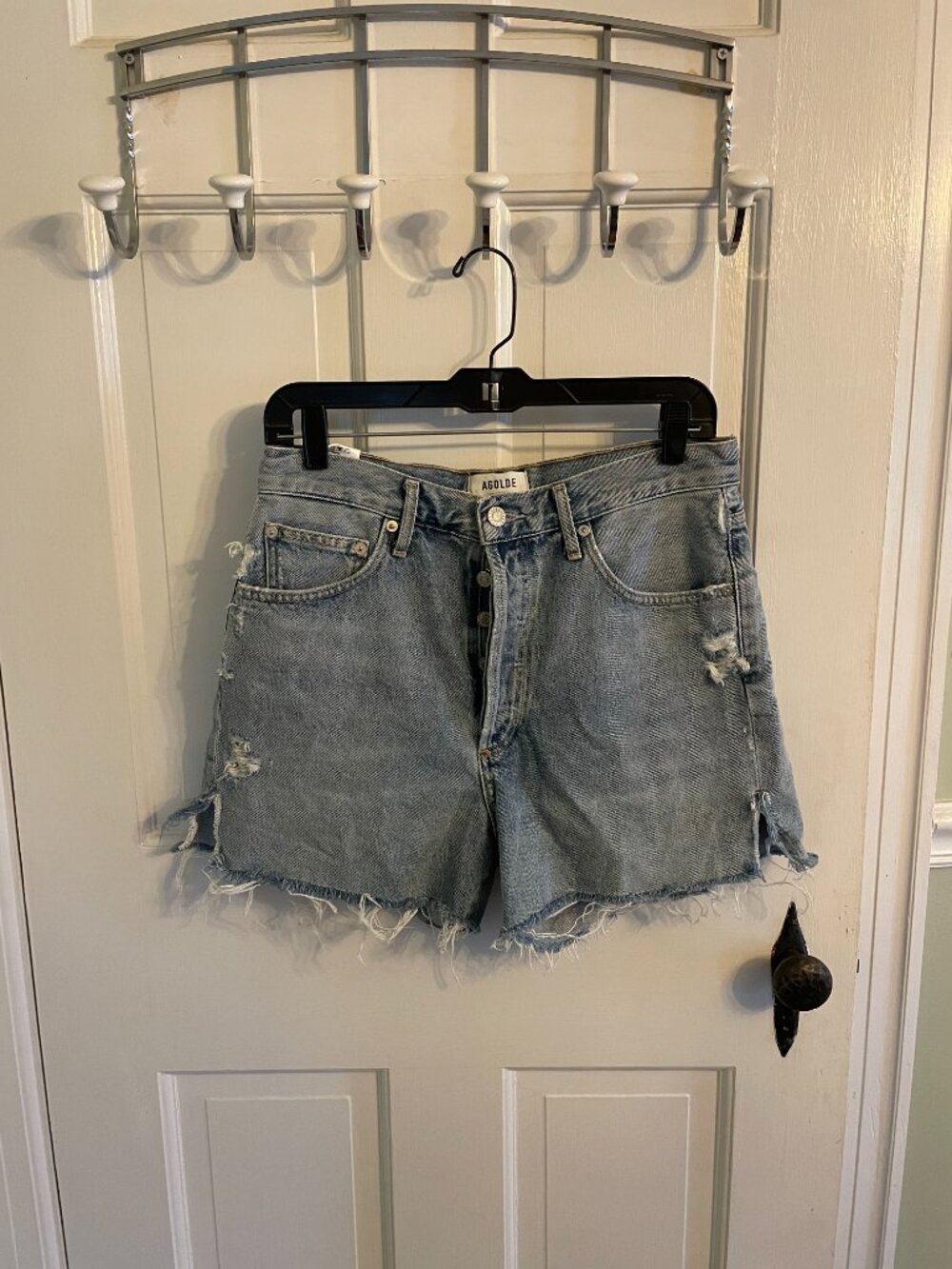 Agolde DEE VINTAGE HIGH RISE SHORT in Chimes Size 28